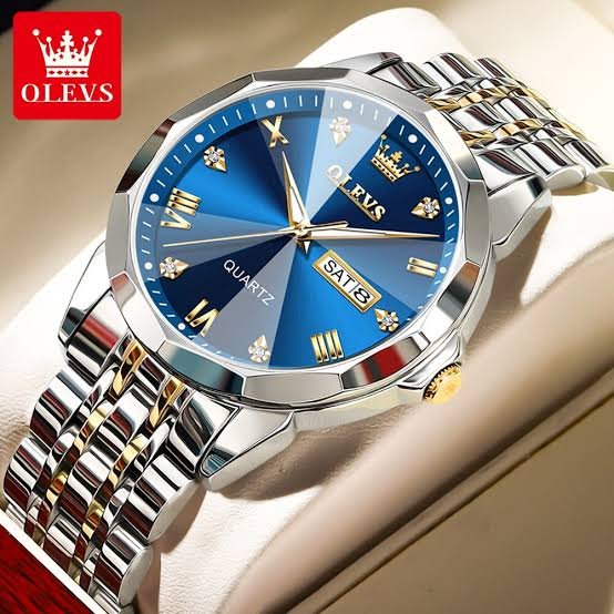 OLEVS DIOMOND CAD 9931 WATCH Blue