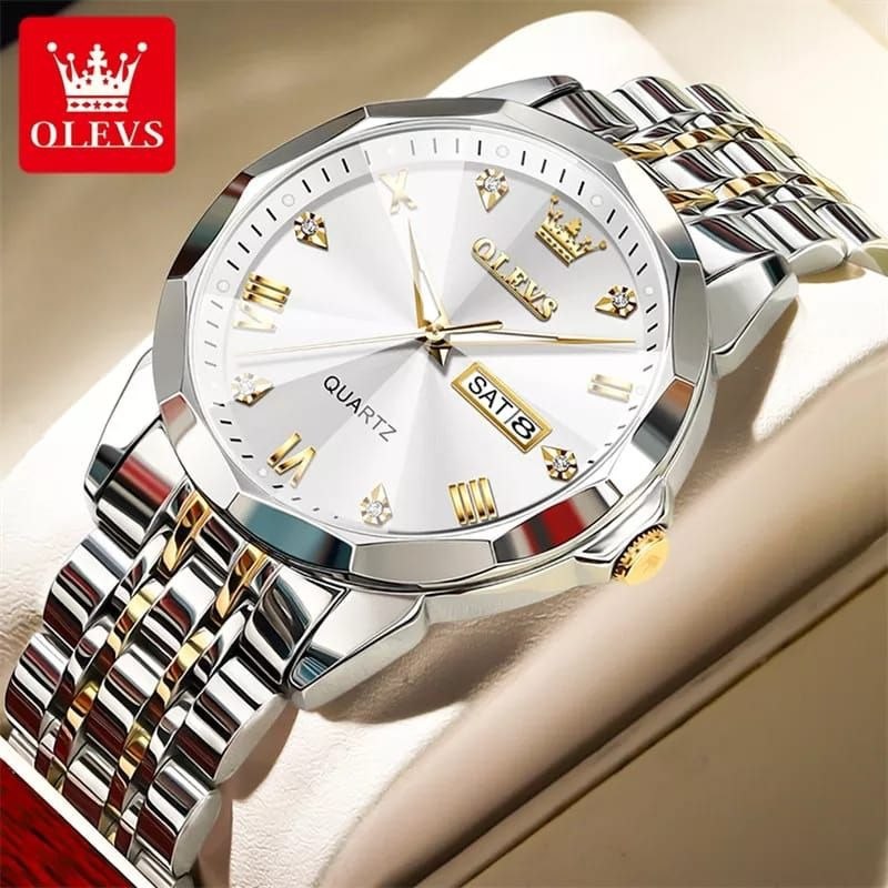 OLEVS DIOMOND CAD 9931 WATCH WHITE